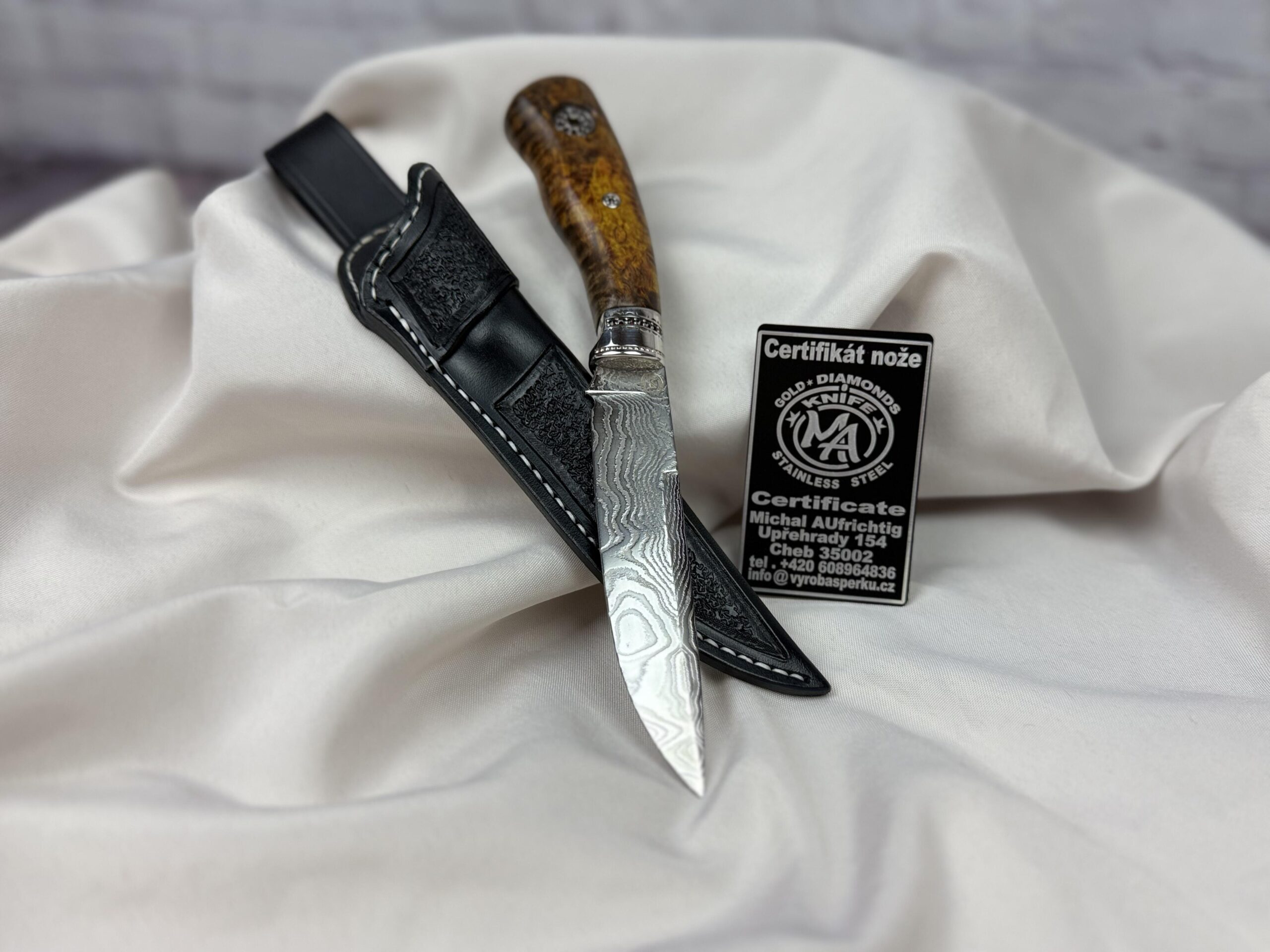 Luxusní nože z damaškové oceli Luxusní nože z damaškové oceli