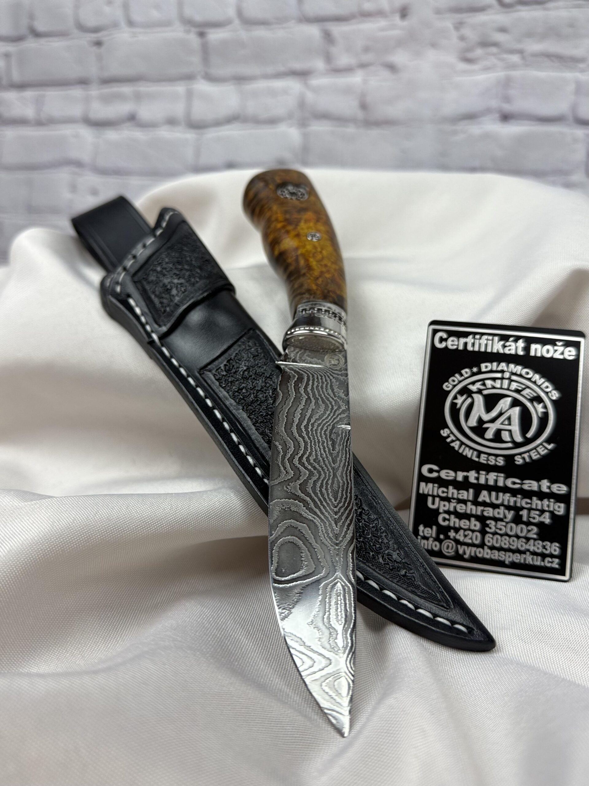 Luxusní nože z damaškové oceli Luxusní nože z damaškové oceli