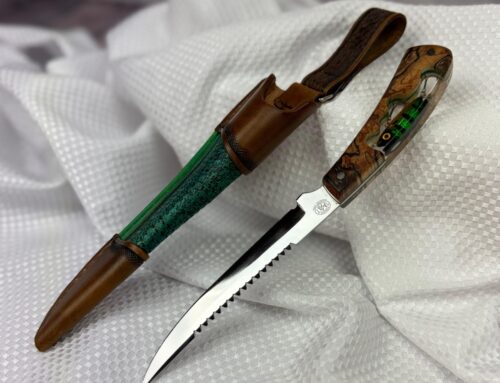 LEATHER KNIFE CASES AND STANDS